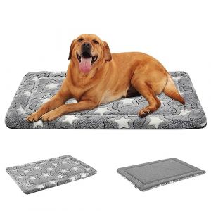 EMPSIGN Panier Réversible (Frais et Chaud), Coussin Chien Grande Taille (107x71x2,8cm), Tapis Lavable, Matelas Lit Mousse Haute Densité (EMPSIGN-EU, neuf)