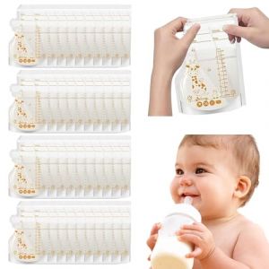 Sachet Conservation pour Lait Maternel,40pcs Sachet Conservation Lait Maternelle,Sachet Lait Maternel,Sac Stockage de Lait Maternel,Sac Isotherme Lait Maternel,Sachet Lait Maternel Pré-stérilisés (Poseidoneye, neuf)