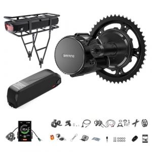 BAFANG 750W 1000W 250W 350W 500W Moteur Central avec Batterie et Affichage LCD optionnels, Kit de Conversion &eacute;lectrique BBS01B BBS02B BBS-HD, Kit de v&eacute;lo &eacute;lectrique &agrave; Moteur Central (Greenergia-EU, neuf)