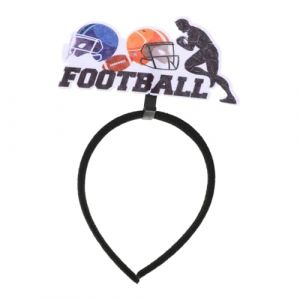Toyvian Couvre-chefs De Football Am&eacute;ricain Accessoires Pour Cheveux &agrave; Th&egrave;me Sportif Pour F&ecirc;te De Football Bandeaux De Match De (Vendiarit, neuf)