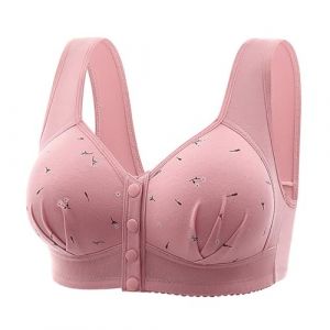 Chanpning Soutien Gorge Ouvert Devant sans Armature Brassière Sport Ouverture Devant Soft BH Soutien-Gorge Femme Soutien Gorge Pas Cher Brassières Fitness Yoga Sleep Lingerie (Blingko, neuf)
