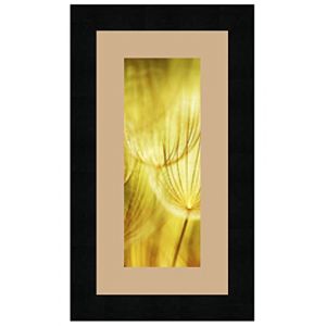 Cadres Photos pêle mêle multivues Sable 1 Photo(s) 10x25 Passe Partout, Cadre Photo Mural 15x30 cm Noir, 3 cm de Largeur (RK Cadres, neuf)