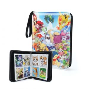 HYSINSE Classeur Carte pour Pokemon,60Pages Classeur Carte,480Poches Cartes Album Pour one piece,Album pour carnet pokemon Collection Cahier carte pour pokemon Cadeau Les garçons et Les Filles (feiquanEU, neuf)