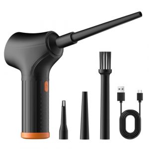 Dépoussiéreur à air comprimé, nettoyeur à air comprimé 3 vitesses pour PC, souffleur d'air sans fil rechargeable pour ordinateur portable, clavier, remplace la bombe d'air comprimé (SSJ-FR, neuf)