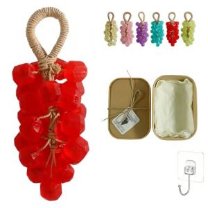 Savon au raisin, savon au raisin artisanal personnalis&eacute; Savon nettoyant doux, air frais &ndash; Cadeau pour hommes et femmes (E#) (KunNan-FR, neuf)