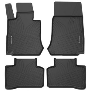 WALSER Premium Tapis de sol auto compatible avec Mercedes-Benz GLC (X253) 06/2015-2022., GLC Coupe (C253) 06/2016-2023, tapis caoutchouc auto 100% ajust&eacute; - made in EU, tapis de sol auto robuste (WALSER - Le meilleur pour votre voiture, neuf)