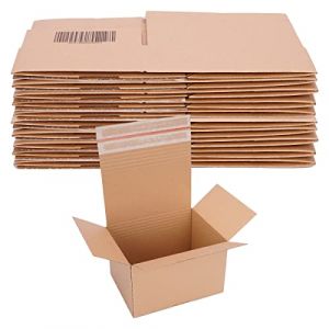 verpacking 20 cartons automatiques d'exp&eacute;dition avec couvercle adh&eacute;sif 26 x 20 x 11,5-16 cm - VP 40 (verpacking, neuf)