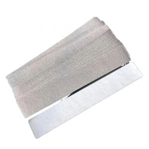 AQXYQAZZ 1 base en métal avec 20 tampons amovibles for lime à ongles durable, tampons de papier de verre de remplacement for lime à ongles en forme de demi-lune(100 grit) (lanmancc, neuf)