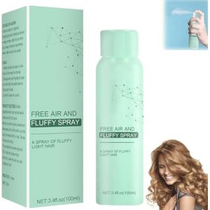 Nouveau spray volumateur cheveux secs sans lavage, soin volumateur cheveux secs sans lavage, soin volumateur instantané, non collant, pour tous types de cheveux (ZeXingShangMao, neuf)
