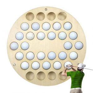 &Eacute;tag&egrave;re de rangement pour balles de golf, ronde, avec 34 trous, &eacute;tag&egrave;re murale, flexible, pour salon, chambre &agrave; coucher, bureau Uozonit (kangbaishengkuajing, neuf)