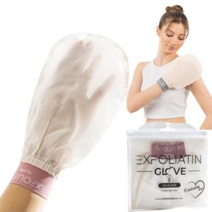 EXFOLIATIN GLOVE Gant de bain turc de qualit&eacute; sup&eacute;rieure, gant exfoliant traditionnel Hammam Kese pour faux bronzage et peaux mortes (pour peaux grasses) (MC UNITY LTD, neuf)