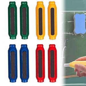 Support de Craie Magnétique, 8 pcs Porte-craie En Plastique, Porte-craie Coloré Porte Craies, Porte Craie pour Tableau pour Gamins, Porte Craies Ajustables, Pour ÉCole,Enfants, Enseignant (LIU ZHONGYAN UK SHOP, neuf)