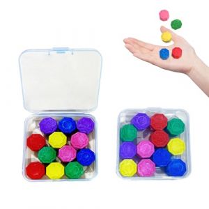 YIUWOD 2 PièCes Gonggi Korean Game - Gong Gi - Osselets Jeu Metal - Compactes Et Portables,Jeu D'Attrape Exercice De Coordination œIl Main,Adapté Aux Familles Et Aux Jeux Amusants pour Les Enfants (Lindne eves., neuf)