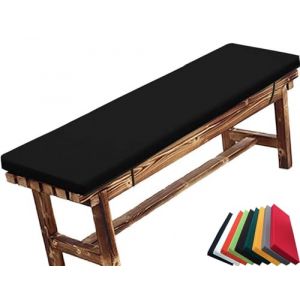 Coussin de Banc Extérieur Imperméable - 110/120/150/180 cm, 2/3/4 places, Coussin de Siège Meubles intérieur et Extérieur - Antidérapant & Amovible - Pour Jardin, Terrasse, Salon(H14,170x40x5cm) (ploootred, neuf)