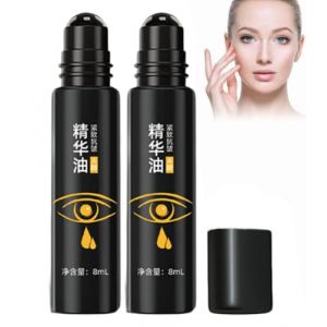 Zevorify Serum Yeux Anti Cernes Et Poche,Zevorify Roll on Sérum Pour Les Yeux,Raffermissante Anti-Rides Pour Les Yeux,Soins Contour Des Yeux Anti Rides,Atténue La Matité Autour Des Yeux (8ml, 2PC) (FEIBAO&-Wu, neuf)
