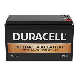 Duracell Batterie Originale DR7-12 au Plomb régulée par Valve – 12 V | 7 Ah – Remplace APC RBC17 | RNC2 | CSB GP1272F2 | Lucas LSLA7-12 | Panasonic LC-R127R2PG | Yuasa NP7-12 | V14242401 Y7-12 (Duracell Direct, neuf)