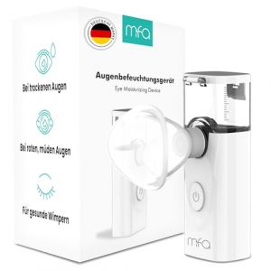 mfa® | Vapeur yeux | Vapeur visage | Soin des yeux vapeur | Vaporisateur facial | Fonctionne avec de l'eau ou des gouttes oculaires | Pulvérisateur de Brume (MFA Trade GmbH, neuf)