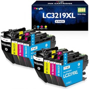 Meagiis LC3219XL Cartouches d'encre Compatible pour Brother LC3217 LC3219XL Multipack pour Brother MFC-J5330DW MFC-J5730DW MFC-J5930DW MFC-J6530DW MFC-J6930DW MFC-J6935DW MFC-J5335DW (8 Paquets) (Meagiis, neuf)
