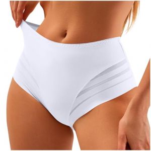 G&eacute;n&eacute;rique Culotte Gainante Femme Ventre Plat,Culotte Gainante Femme Ventre Plat Taille Haute Amincissante Invisible Culottes sans Couture Respirable Confortable Mesh Culottes Sculptantes (paEAI, neuf)