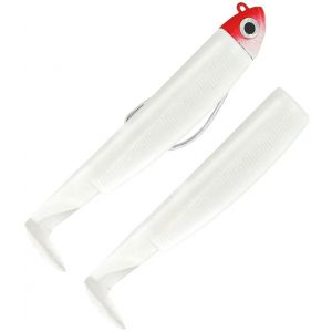 Black Minnow Fiiish No3-12 cm - Combo Shore - 12G - Blanc + Rech. Blanc - Tp Rouge - Bm505 (KERFISH, neuf)