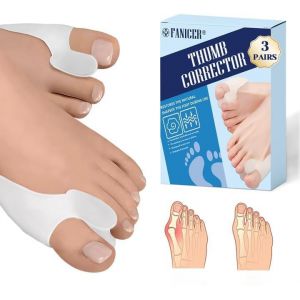 6 pcs Ecarteur d'orteil,Correcteur Hallux Valgus,Correcteur d&rsquo;Orteils Pour Femmes et Hommes,Ecarteur d'Orteil pour Redresser les Orteils,Soulager la Douleur (muyulun, neuf)