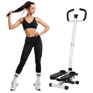 3 en 1 – Mini marchepied latéral et Haut et Bas avec Ordinateur d'entraînement, Stepper Swing, Stepper Home & Gym avec écran LCD-Unisexe, Stepper, Ministepper (Hechheu, neuf)