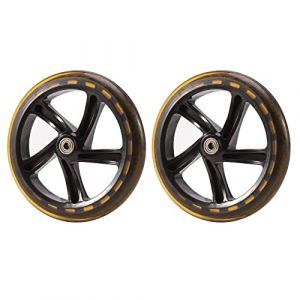 Giilayky 2 PièCes Roue de Scooter 200 Mm MatéRiau PU ÉPaisseur de la Roue 30 Mm ABEC-7 Roulement Accessoires de Scooter, Noir Transparent (Babangx, neuf)