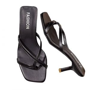 Dasongff Tongs Pour Femmes Escarpins Femme Petit Talon &eacute;t&eacute; Antid&eacute;rapantes Plage Piscine Sandales Synth&eacute;tiques Thongs Chaussures Petit Talon Haut Sexy Sandales Plastique Plage Femme &eacute;t&eacute; Confortable (ELECTRI, neuf)