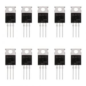 BOJACK IRLB8721 MOSFET Transistors IRLB8721PBF 30 V 62 A MOSFET de puissance &agrave; canal N TO-220 (paquet de 10 pi&egrave;ces) (BOJACK, neuf)