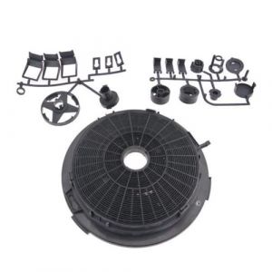 SOS Accessoire Filtre charbon rond type 210 (à l'unité) pour Hotte 484000008655 CANDY, CLIMADIFF, CONTINENTAL EDISON, ROSIERES (SOS-Accessoire, neuf)