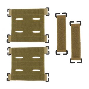 4 Pi&egrave;ces Patchs Tactiques Molle, Boucle Molle Panneau, Conseil Tactique Patches, Accessoires de Sac &agrave; Dos Tactique, &Eacute;cusson Tactique Pour Sacs &agrave; Dos Et Gilets Tactiques d'Ext&eacute;rieur (Kaki) (Mrcqdbb, neuf)