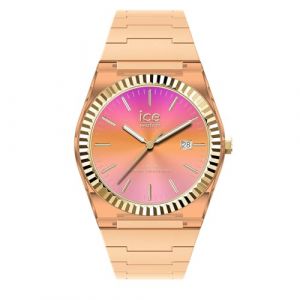 ICE-WATCH - Ice Power PW1 Sunset Peach - Montre Orange pour Femme avec Bracelet en Silicone - 024762 (Small) (Jewels & Watches Company, neuf)