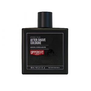 Uppercut Deluxe Aftershave Cologne, Notes de Base Boisées avec des Touches de Mandarine, Patchouli et Épices, Convient aux Peaux Sensibles, Parfum North, 100ml (Solretail LTD, neuf)