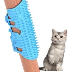 Brosse de toilettage pour chat, coin à récurer, brosse de toilettage pour chat, peigne de massage d'angle en silicone, outil de frottement réglable pour les pieds de table, le portique d'escalade (sumerzzi, neuf)