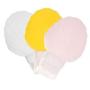 DEARMAMY 3pi&egrave;ces Flacon de Shampoing Vide de Voyage Silicone Format Voyage Flacon Souple pour Lotion et Shampoing (Liiane, neuf)