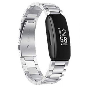 Chofit remplacement Bracelets compatibles avec Inspire 2 Bracelet, bracelets r&eacute;glables en acier inoxydable pour affaires en m&eacute;tal, montre pour bracelet d'activit&eacute; Inspire 2 (argent) (Jiujunshiye, neuf)