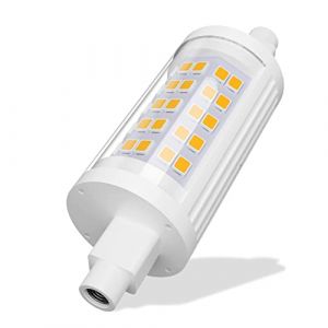R7S LED 78mm, 10W R7S LED COB Ampoule Blanc chaud 3000K 1000LM, &Eacute;quivalent pour les lampes halog&egrave;nes 100W J78 R7S, AC 220-240V Pas de scintillement Non-dimmable, 1 pack (BVCL, neuf)