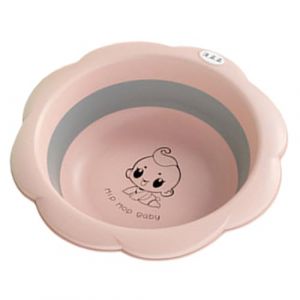 VALICLUD Lavabo Pliable Rétractable pour Bébé 1 Pièce Portable Facile à Transporter Lavabo Solide pour Voyage et Nettoyage (SHUI LIAO, neuf)