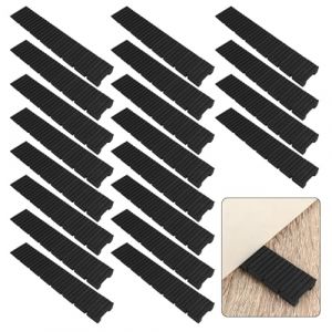 Lot de 20 Cales pour Meubles,Cales de Reglage 8x20x98 mm,Arr&ecirc;ts de Portes avec Points de Rupture Pr&eacute;d&eacute;termin&eacute;s Int&eacute;gr&eacute;s,Cales de Nivellement pour Meubles Les Pieds de Meubles ou Sols Irr&eacute;guliers-Noir (GZCHANXUANSM-SHOP, neuf)
