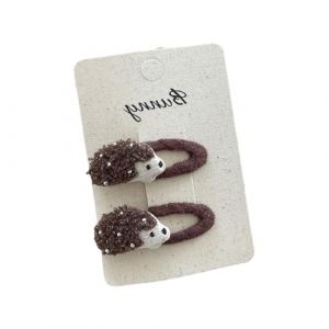 Hkfgdjdl Pince &agrave; cheveux en forme de h&eacute;risson et &eacute;lastiques &agrave; cheveux pour filles en tissu doux Accessoires sans danger pour (Pgeang, neuf)