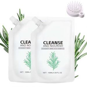 2 pi&egrave;ces Shampoing Aux Acides Amin&eacute;S De Romarin,Pour La Croissance Des Cheveux - Shampoing &eacute;Paississant Et Fortifiant,Nettoyage Doux, Convient Aux Hommes Femmes (WEIYIXIN, neuf)