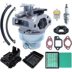 Kit Carburateur pour Honda GCV160 Tondeuse Série, ADEFOL Carburateur avec Bougie d'allumage & Filtre à Air & Joint & Carter Accessoire GCV 160 Tondeuse Pièces de Rechange (Adefol Store, neuf)