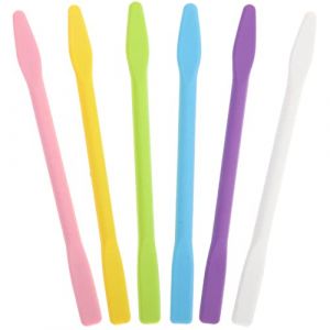 DOITOOL 6pièces Bâtonnets Silicone Pour Mélange De Époxy Outils Artisanat Diy Spatules De Peinture Réutilisables Et Faciles à Nettoyer (Daveio, neuf)
