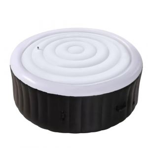 Couverture de Spa Gonflable Ronde de 4,5 Pieds, Couvercle de Spa Pliable pour L'extérieur, économie D'énergie, Vent Housses de Rechange pour Spas Thermiques, Résistantes à la (Anxxin, neuf)