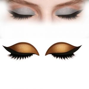 Bridle Bronze Eyelashes, Lazy Eye Shadow Eyelash Patch with Lashes, 3-in-1 Self-Adhesive All in One Magic Lashes, Questumble/Repairig Lazy Eyeshadow Eyelash,Waterproof Eyelashes Makeup Stickers (F) (YeManShengZhang, neuf)