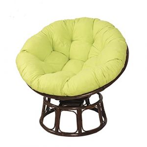 Morbuy Papasan Coussins de Chaise Ronds, Doux &Eacute;pais Coussin Fauteuil Papasan Coussin Fauteuil Rotin pour Jardin Ext&eacute;Rieur, Balcon Et Salon (70x70CM,Vert Clair) (Morbuy, neuf)