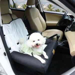 BingoPaw Siège Auto Chien Voiture: Sac de Transport pour Chat Panier Petit Chien Voiture Rehausseur en Tissu Oxford Imperméable avec Ceinture de Securité pour Animaux Petite Taille - 56x43x10cm (BingoPaw FR, neuf)