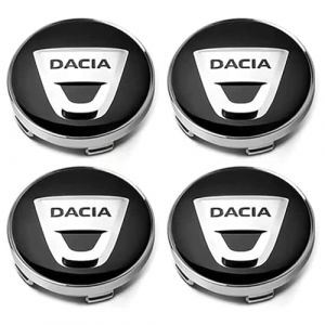 Lot de 4 Cache Moyeux pour Dacia Duster 2018-2023 56MM, Voitures Cache Moyeu Centre de Jante Capuchons Capuchons de Moyeu Central Moyeu D&eacute;coration Accessoires (xiangchengshichiqingshangmaoyouxiangongsi, neuf)