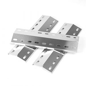 GFTIME Lot de 3 Cache-br&ucirc;leurs universels en Acier Inoxydable 39,5 x 12,5 cm pour Enders Kansas 3 & 4, Landmann Triton 3.1, Landmann Avalon, Campingaz Woody 3 LX, Landmann 12739 (GFTIME Direct, neuf)