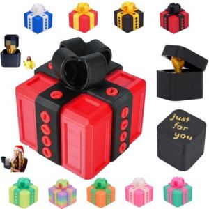 Doigt d'honneur, Coffret Cadeau Humoristique Adulte, Boite Cadeau Surprise Doigt, Bo&icirc;te &agrave; Surprise Farce et Attrape 3D Figurine Doigt d'honneur Inutile et D&eacute;cal&eacute;e pour Anniversaire No&euml;l F&ecirc;tes (C) (Lemonart, neuf)
